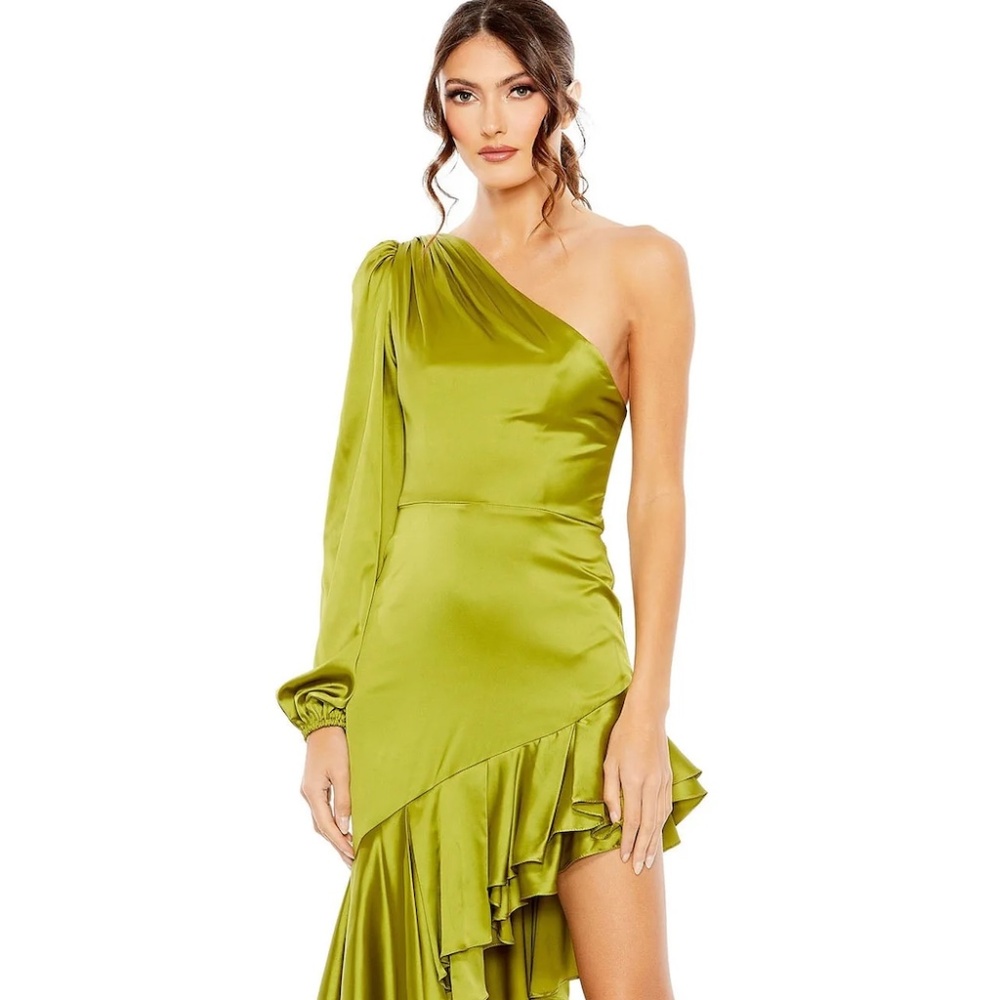 Mac Duggal One Shoulder Dress